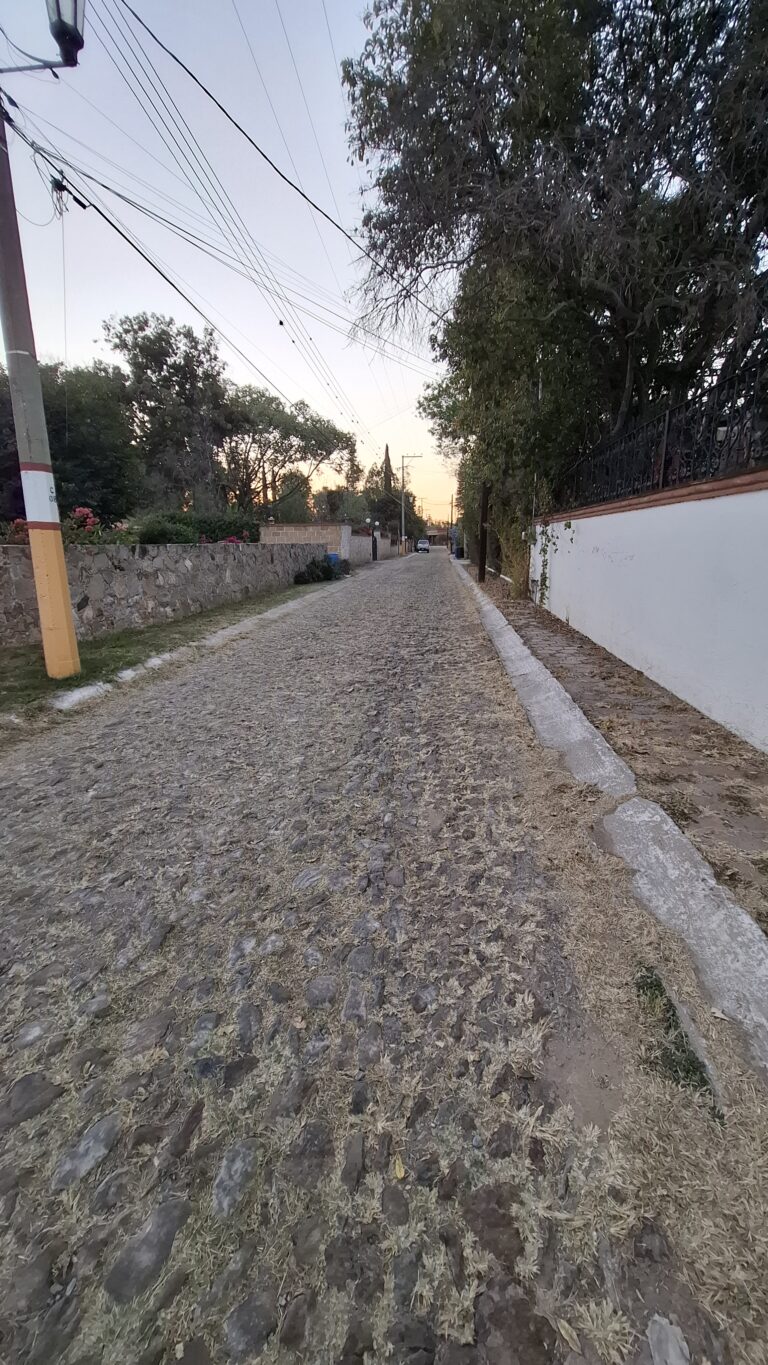 calle hacia la izquierda vertical